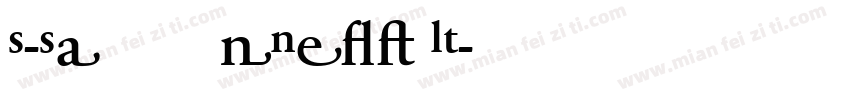 S-SabonNext LT字体转换